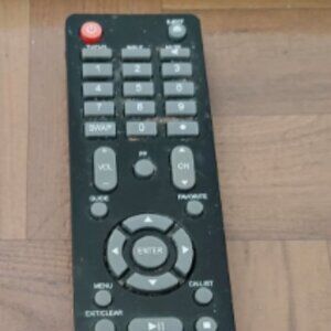 Genuine Polaroid TV DVD Remote Control IECR03 UM-4 - Black